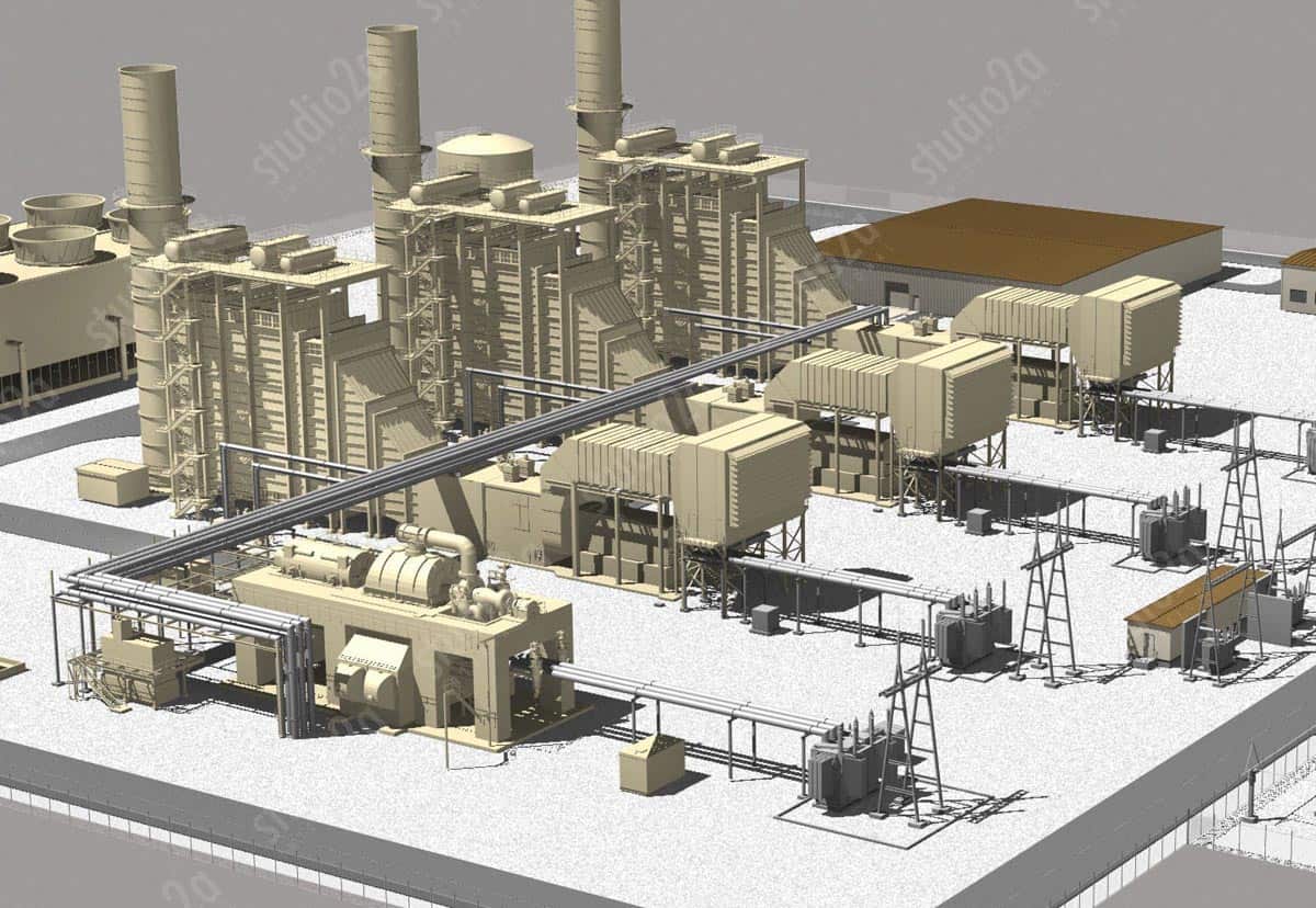 POWER PLANT RENDERINGS