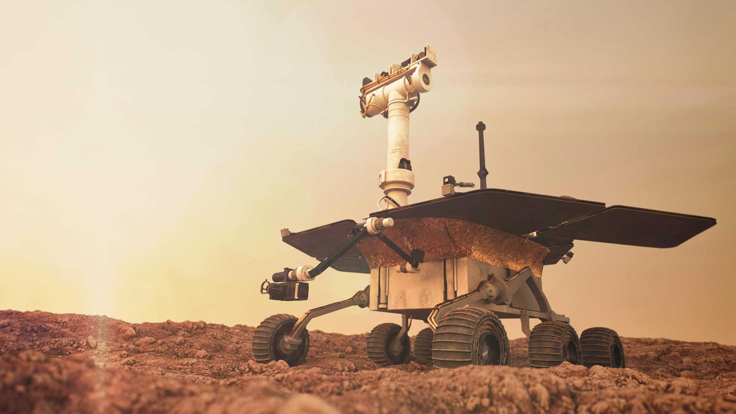 3d rendering on mars